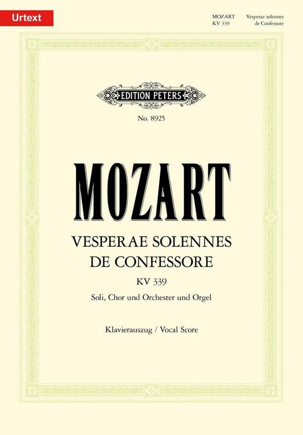 Vesperae Solennes De Confessore
